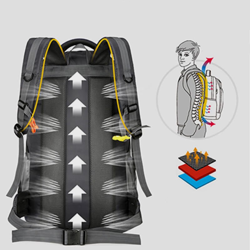 Backpack For Men – Outdoor Mountaineering Hiking Lightweight Multi - Functional Backpack - VOTVO