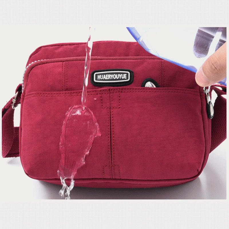 Casual Crossbody Bag for Women – Waterproof Triple Layers Nylon Bag - VOTVO