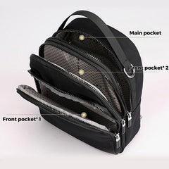 2-in-1 Waterproof Lightweight Casual Backpack Shoulder Bag for Women
