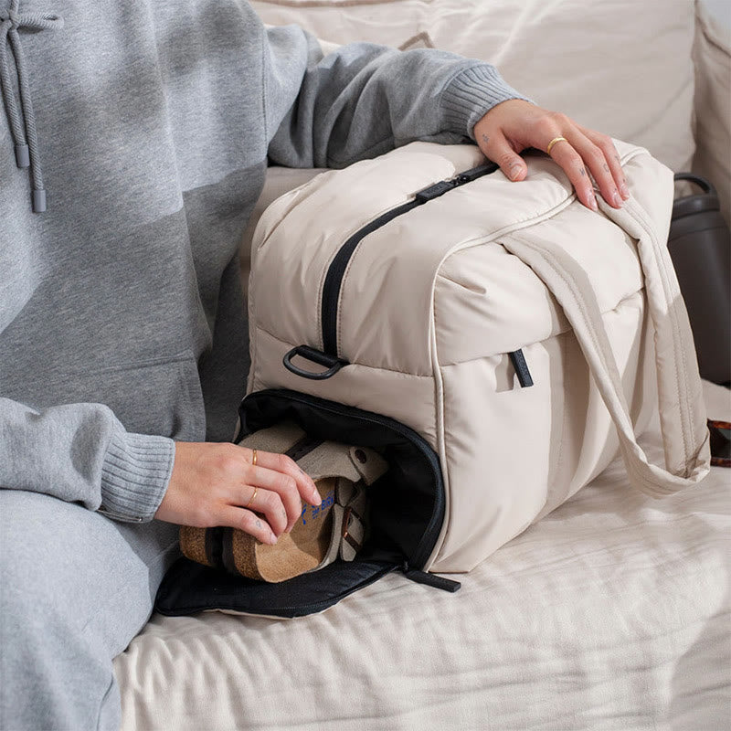 Large Capacity Duffel Bag for Women – Travel Polyester Storage Bag