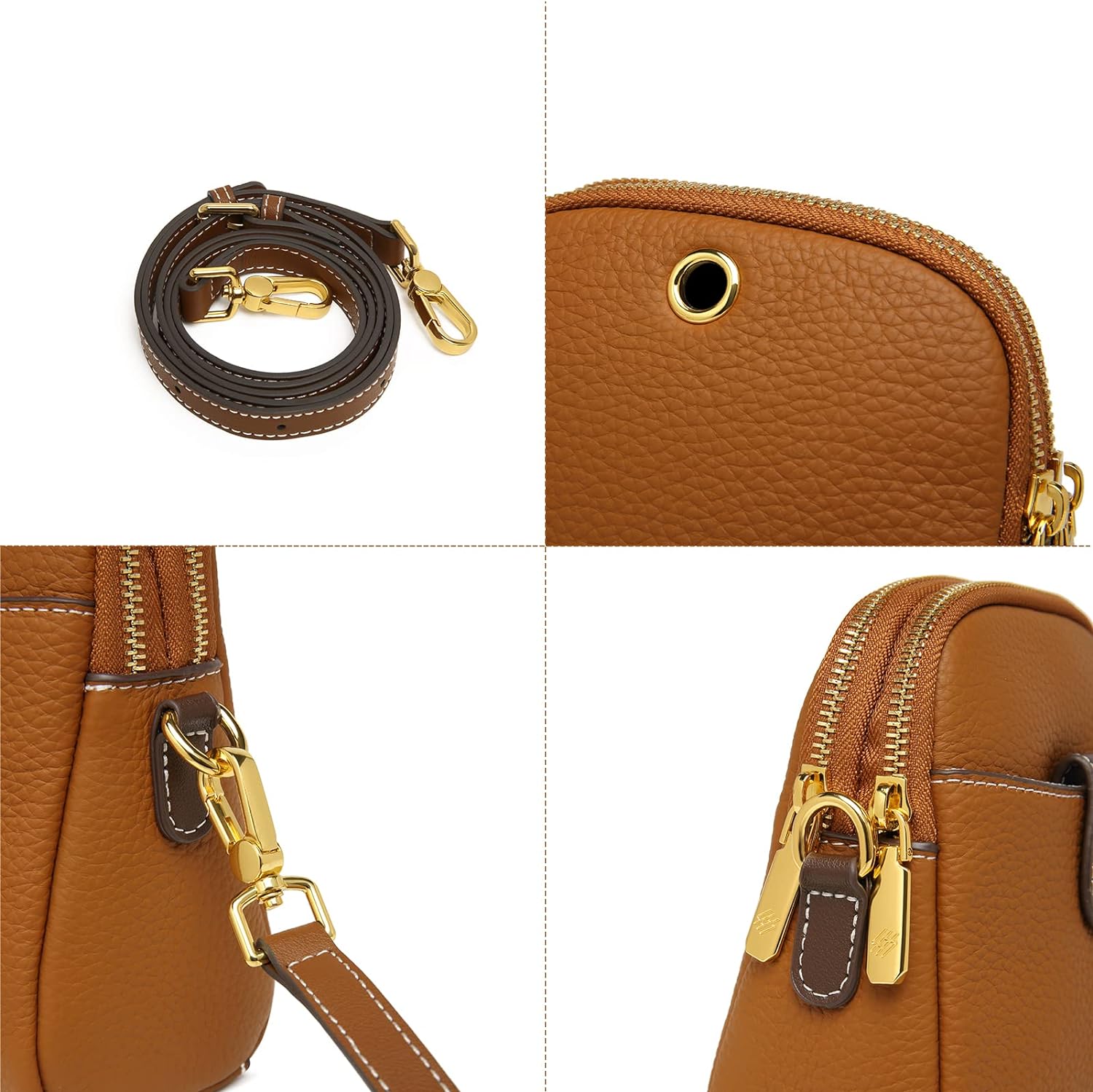 Charlotte Genuine Leather Crossbody Bag - VOTVO