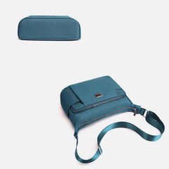 Crossbody Plaid Nylon Tote Bag for Women – Multi-Pocket Waterproof Purse