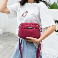 Casual Crossbody Bag for Women – Waterproof Triple Layers Nylon Bag - VOTVO