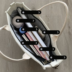 Borsa a mano per laptop – Borsa a tracolla in tela e valigetta per viaggi, ufficio e scuola