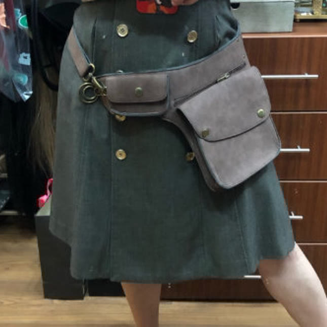 Medieval Handmade Vintage Leather Waist Bag – Practical & Stylish for Daily Use and Parties