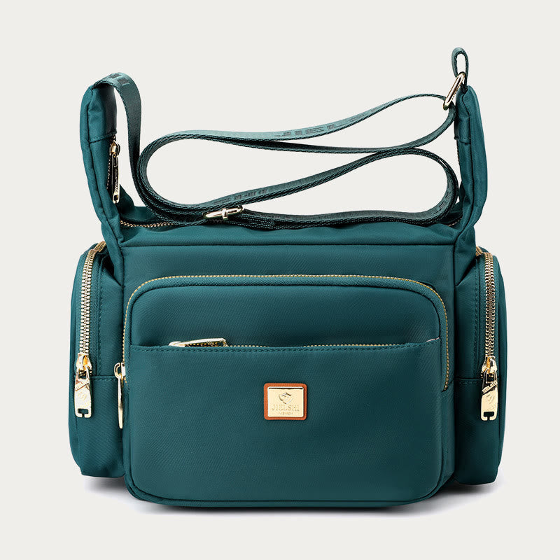 Nylon Crossbody Bag for Women – Daily Use, Multiple Pockets, Adjustable Strap
