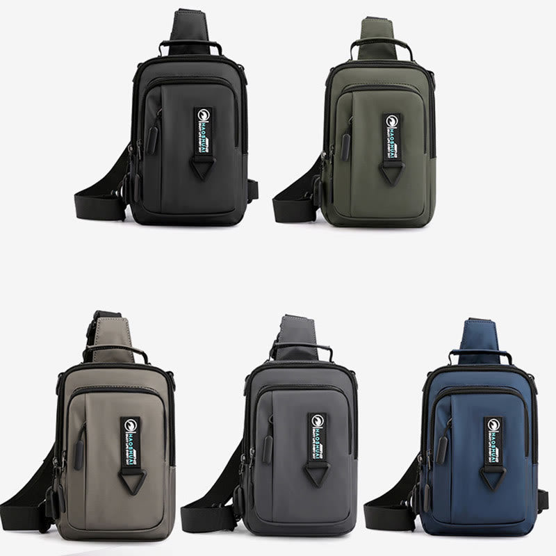 Practical Crossbody Sling Bag for Men – Waterproof Travel Satchel Purse