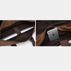 3 Way - Use Large Capacity British Style Briefcase – Versatile Elegance for Work and Travel - VOTVO