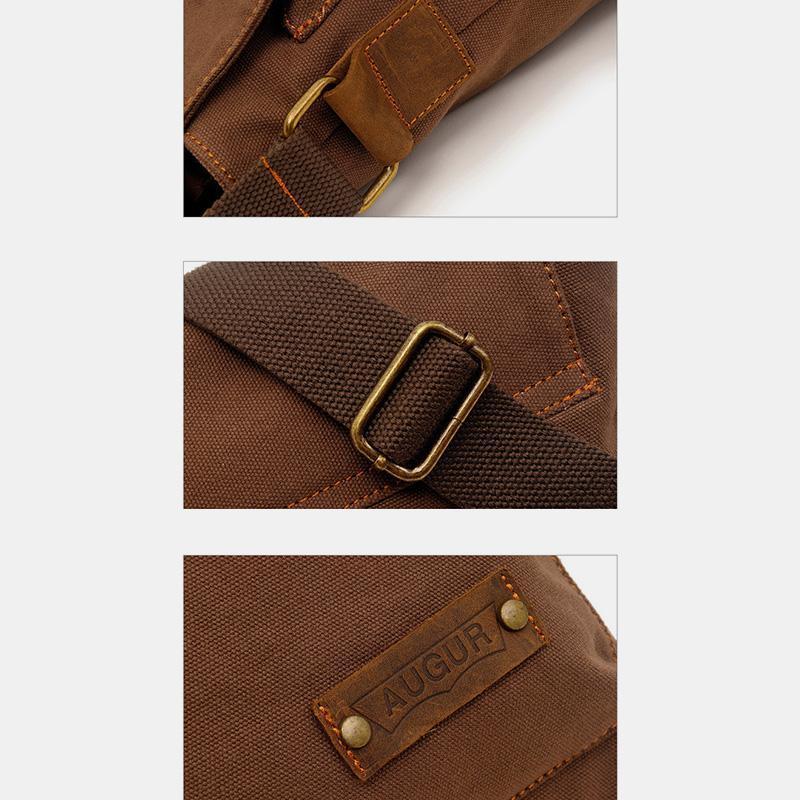 Large Capacity Retro Canvas Crossbody Bag for Women – Stylish & Practical Daily Tote - VOTVO