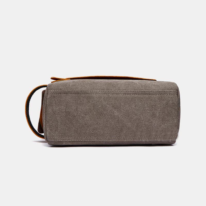 Retro Canvas Storage Makeup Pouch – Travel Toiletry Bag for Women & Men