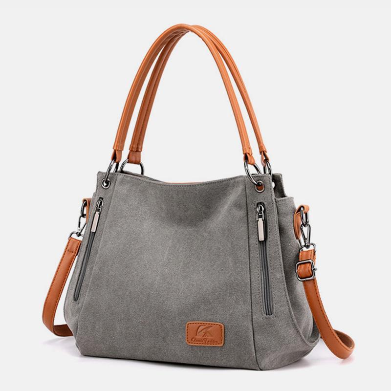 Large Capacity Casual Canvas Crossbody Bag for Women – Stylish & Practical - VOTVO