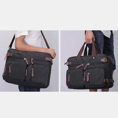 3 Way-Use Large Capacity British Style Briefcase – Versatile Elegance for Work and Travel