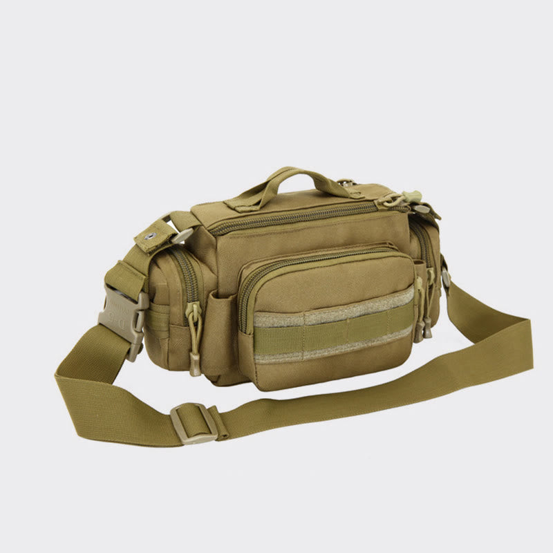 Multi-Purpose Outdoor Waist Bag for Men – Large Crossbody Shoulder Bag for Riding and Daily Use