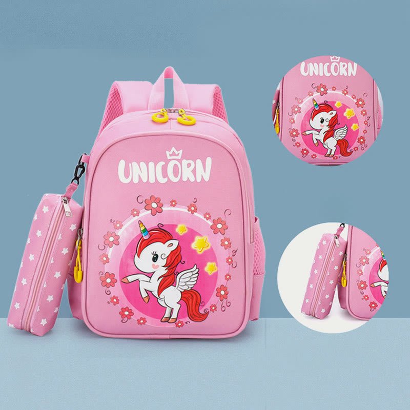 Cute Cartoon Backpack for Kids – Unicorn, Dinosaur, Bunny, and More, Kindergarten School Bag - VOTVO