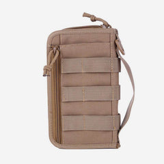 Casual Large Capacity Nylon Wallet for Men – Zipper Closure, Multiple Compartments