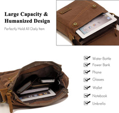 Business Messenger Canvas Shoulder Bag - VOTVO