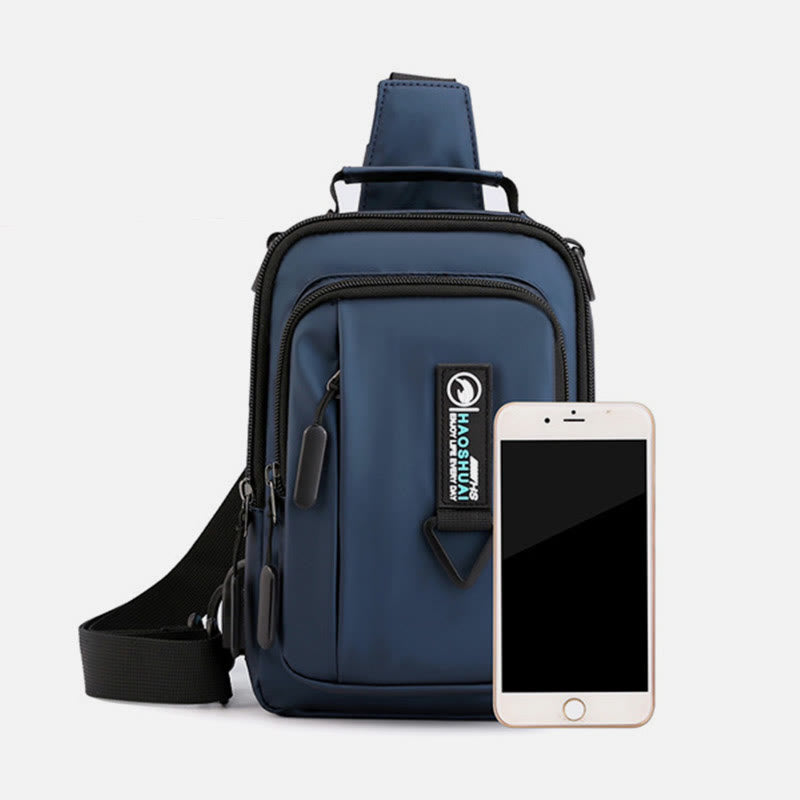 Practical Crossbody Sling Bag for Men – Waterproof Travel Satchel Purse