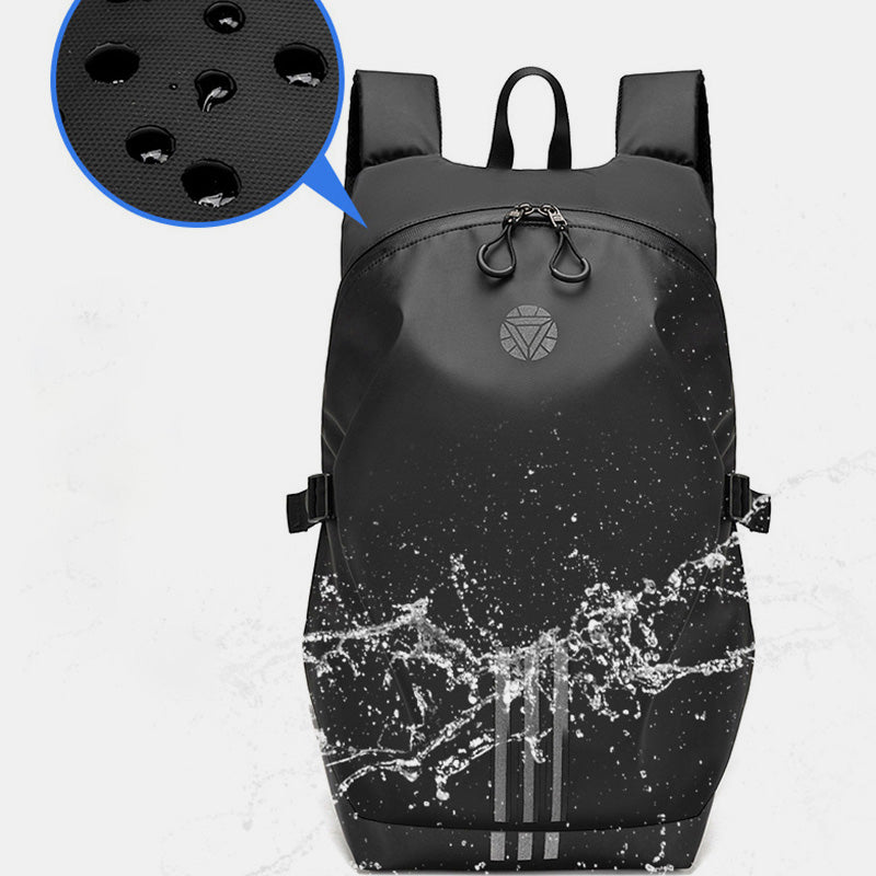 Large Capacity Waterproof Motorcycle Helmet Backpack – Reflective Riding Gear for Men
