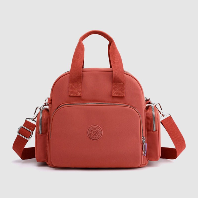 3 - Way Use Backpack with USB Charging Port – Versatile Nylon Travel & School Bag for Women - VOTVO
