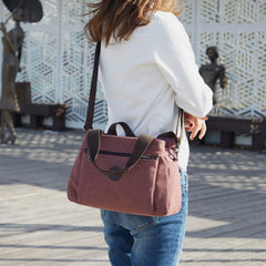 Bolso bandolera multibolsillos de gran capacidad