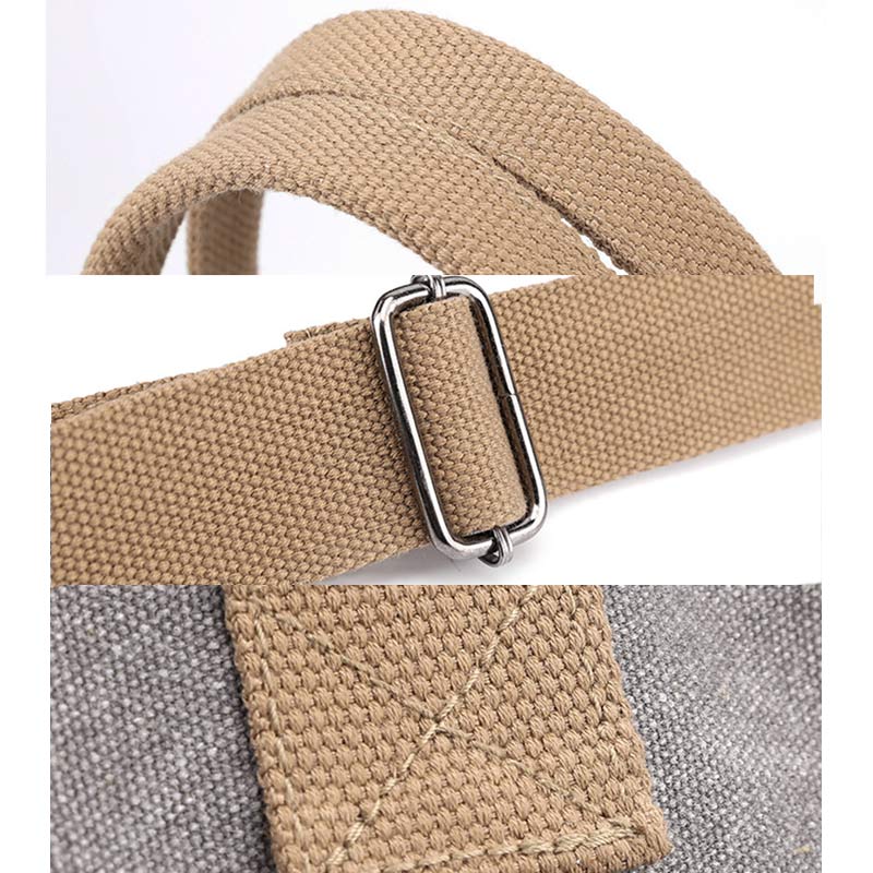 Large Capacity Women’s Canvas Tote – Casual Crossbody Shoulder Handbag Messenger Bag