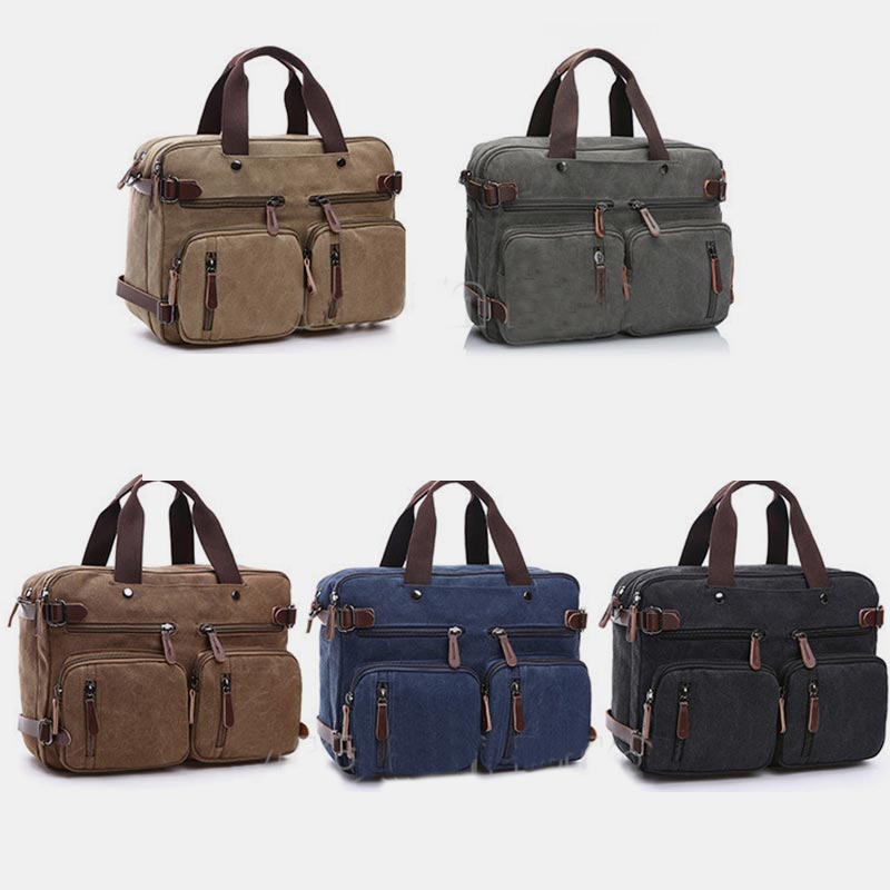 3 Way-Use Large Capacity British Style Briefcase – Versatile Elegance for Work and Travel
