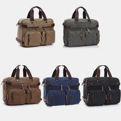 3 Way-Use Large Capacity British Style Briefcase – Versatile Elegance for Work and Travel