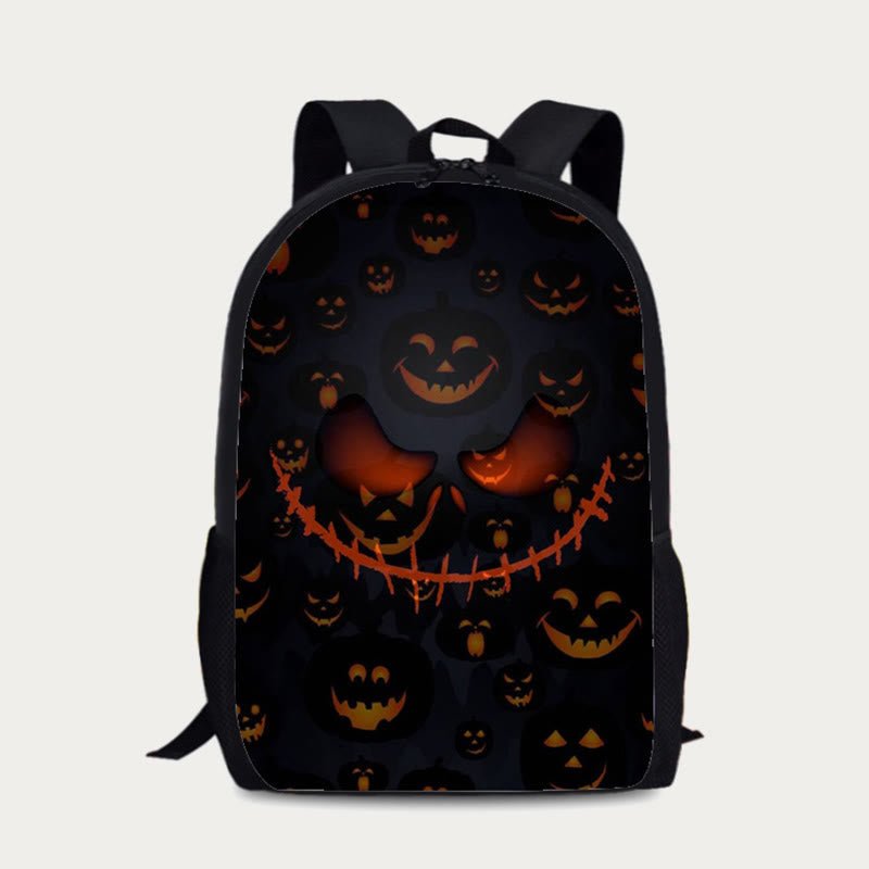 Backpack for Halloween Party – Pumpkin Pattern Nylon Festival Daypack - VOTVO