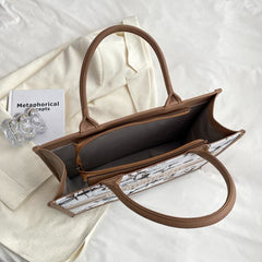 Borsa tote in tela di grande capacità per donna – Borsa da pendolare quotidiana