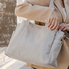 Borsa grande in tela unisex, perfetta per l'uso quotidiano e per i viaggi