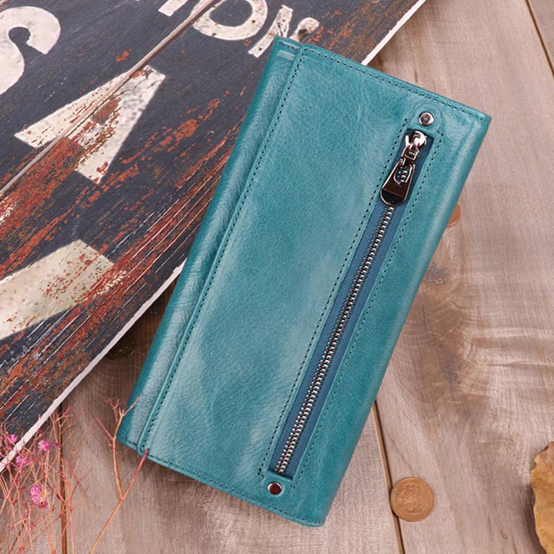 Genuine Leather RFID Vintage Wallet for Women - VOTVO
