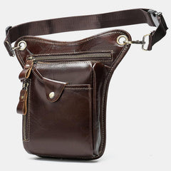 Genuine Leather Retro Sport Waist Bag – Classic Style Meets Practical Functionality - VOTVO