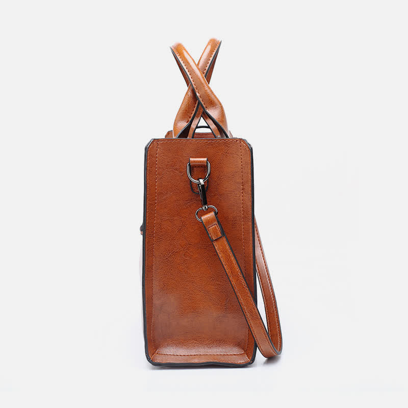Laptop Tote Bag for Women – Business Work Bag & Casual Leather Handbag