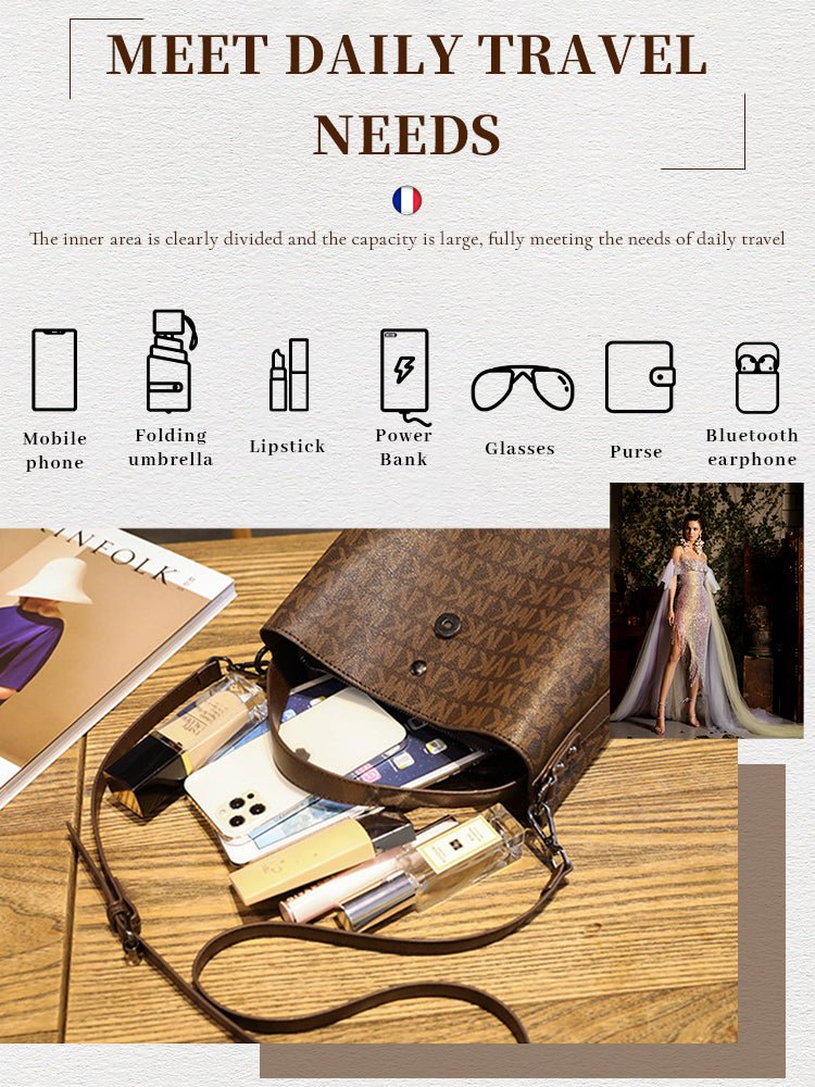 Francja 2023 Nowa modna damska torba na ramię z nadrukiem - VOTVO