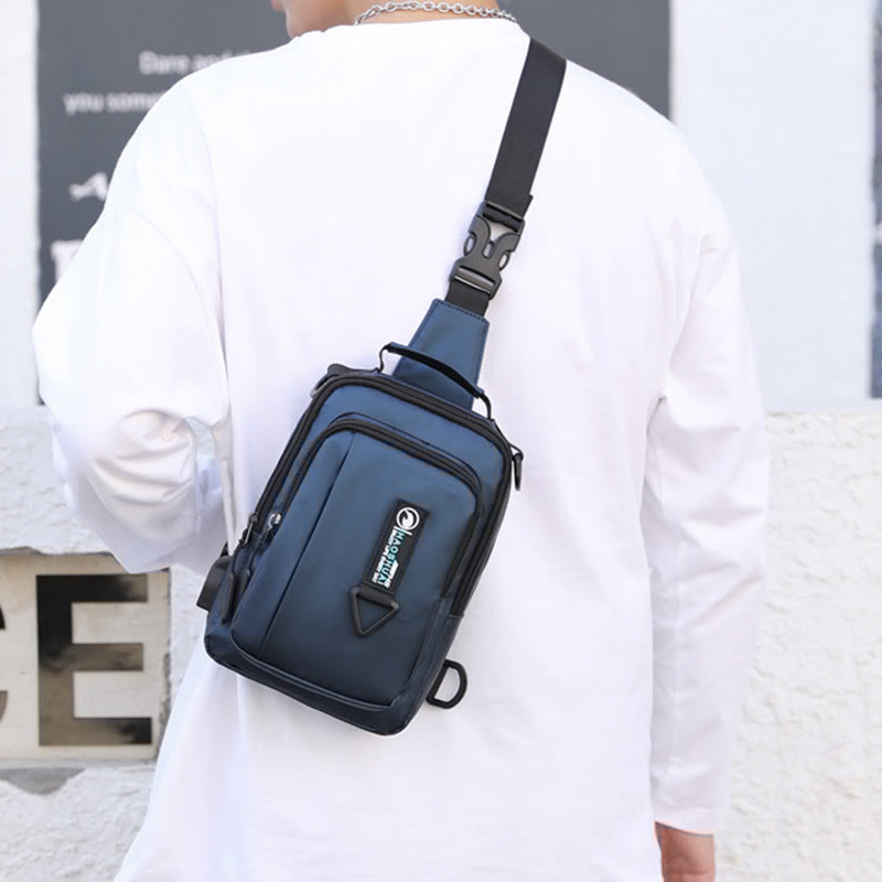 Practical Crossbody Sling Bag for Men – Waterproof Travel Satchel Purse