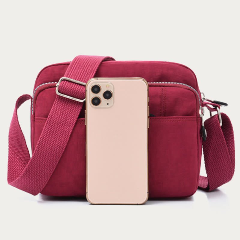 Casual Crossbody Bag for Women – Waterproof Triple Layers Nylon Bag - VOTVO