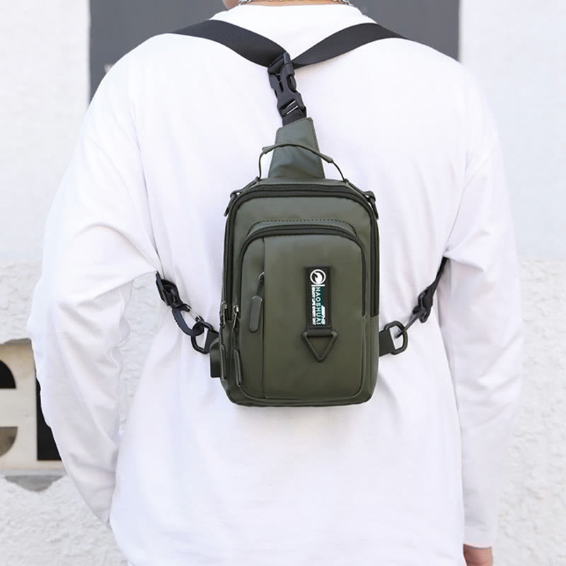 Practical Crossbody Sling Bag for Men – Waterproof Travel Satchel Purse