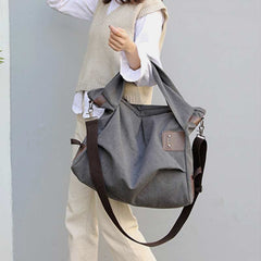 Large Capacity Canvas Handbag for Women – Crossbody Tote & Hobo Bag - VOTVO