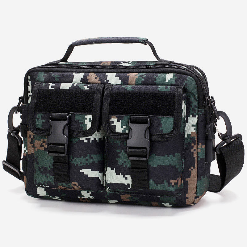 USB Charging Waterproof Large-Capacity Outdoor Messenger Bag – Nylon Crossbody Bag for Sports & Daily Use