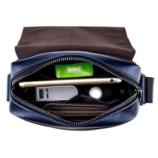 Genuine Leather Business Crossbody Bag for Work, Travel & Daily Use - VOTVO