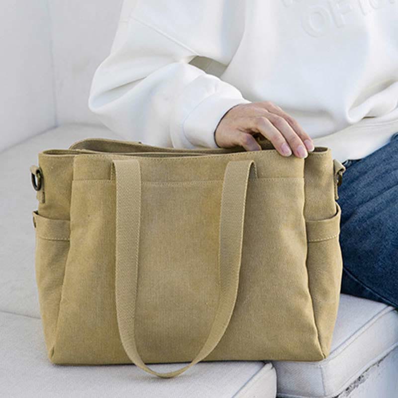 Ampia Borsa di Tela Unisex per Tutti i Giorni - VOTVO
