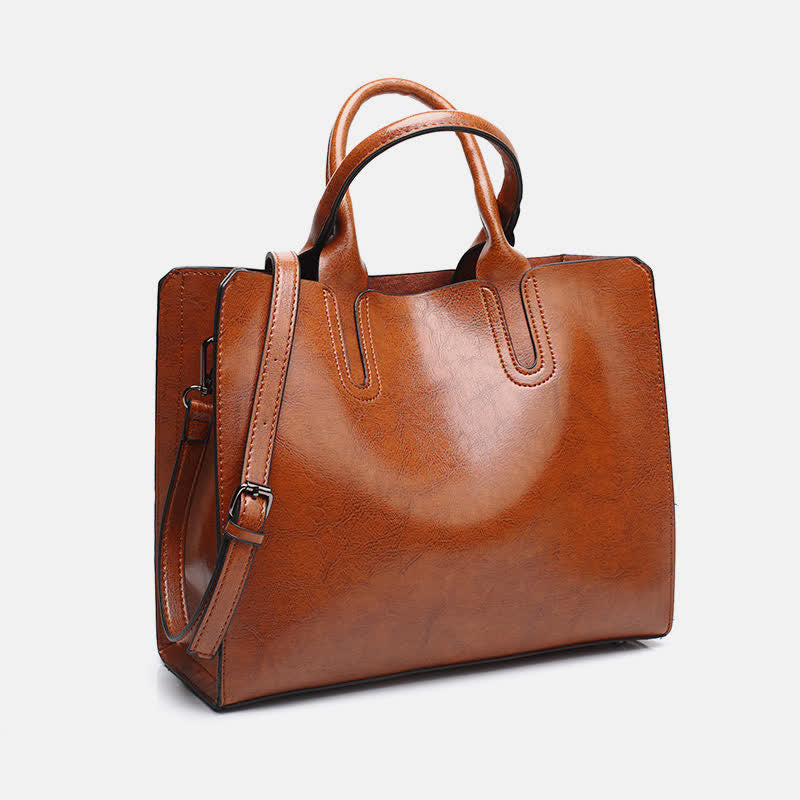 Laptop Tote Bag for Women – Business Work Bag & Casual Leather Handbag