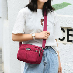 Casual Crossbody Bag for Women – Waterproof Triple Layers Nylon Bag - VOTVO