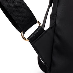 Black Oxford Backpack - Durable and casual, perfect for outdoor activities.