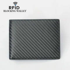 Genuine Leather RFID Blocking Slim Wallet - VOTVO