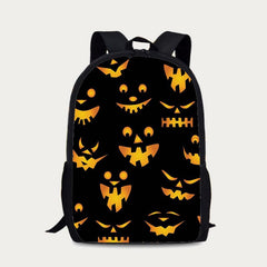 Backpack for Halloween Party – Pumpkin Pattern Nylon Festival Daypack - VOTVO