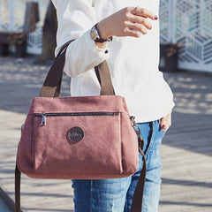 Bolso bandolera multibolsillos de gran capacidad