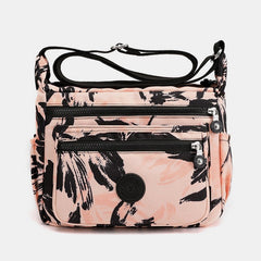 Large Capacity Waterproof Floral Crossbody Bag for Women – Stylish Shoulder Bag with Multiple Pockets - VOTVO