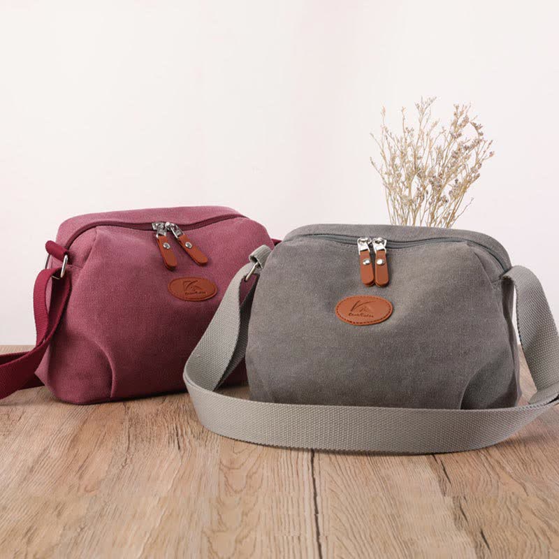 Lightweight Canvas Crossbody Bag for Women | Small Shoulder Purse - VOTVO