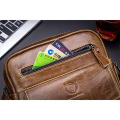 Bull Captain Genuine Leather Crossbody Bag – Stylish & Practical for Daily Use, Travel, and Business